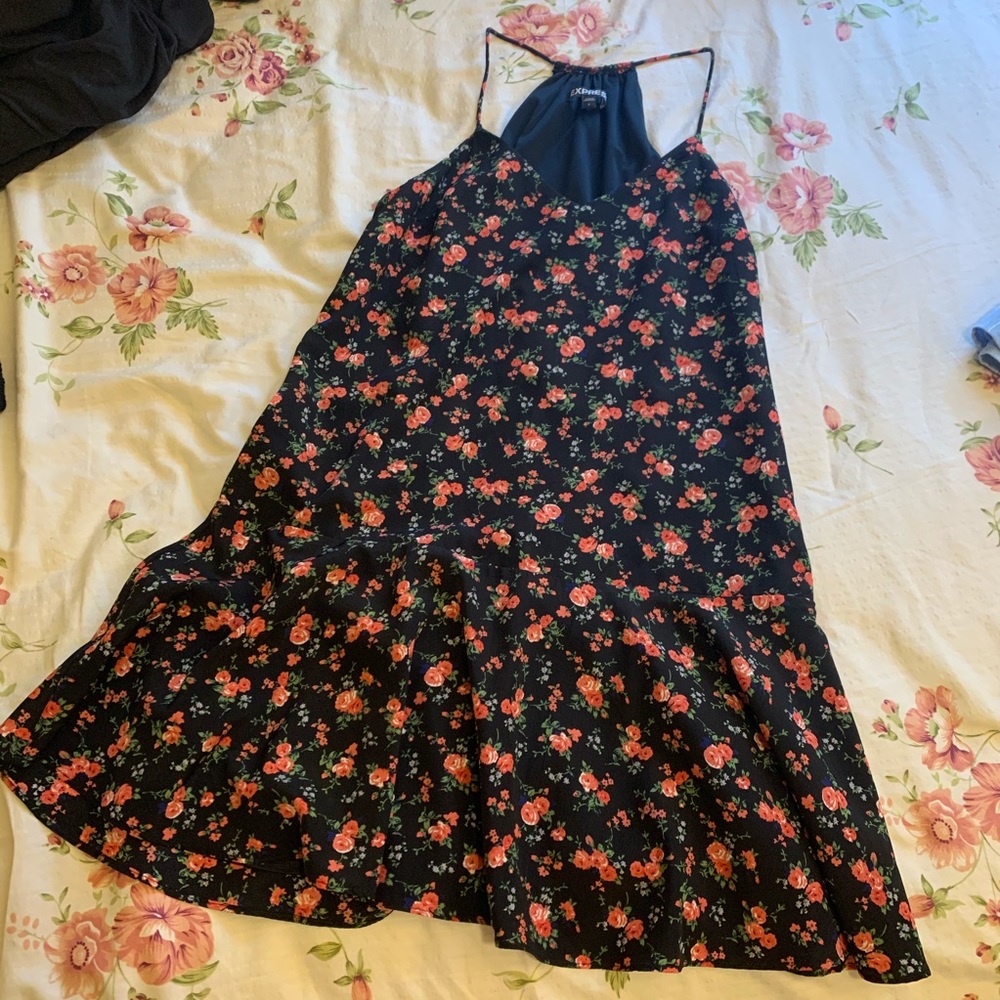 Express Flower Print Dress